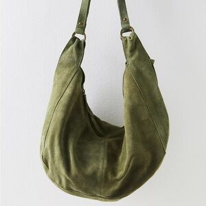 FREE PEOPLE Roma Suede Tote Bag